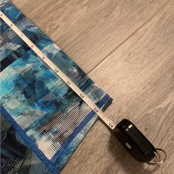 Lululemon Wunder Under High Rise Legging Sun Dazed Multi Blue Green Crops size 8 - Picture 7 of 7